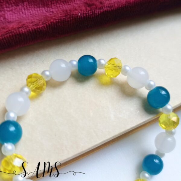 Handmade Bracelet For Girls Beads and Crystals Bl-2672-030 - Image 4