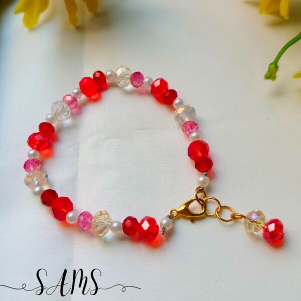 Handmade Bracelet For Girls Beads and Crystals Bl-2672-041