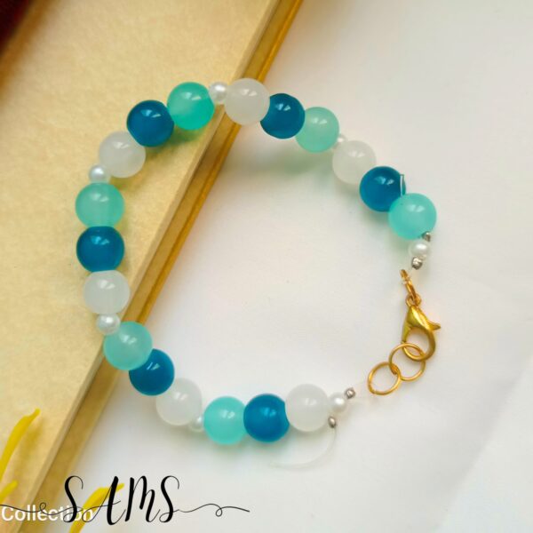 Handmade Bracelet For Girls Beads and Crystals Bl-2672-063 - Image 3