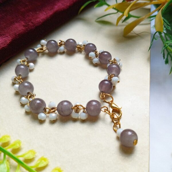 Dangler Bracelets With Pearl and Stone SL-2672-009 - Image 3