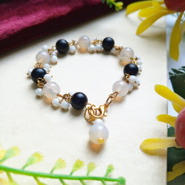 Dangler Bracelets With Pearl and Stone SL-2672-035 - Image 4