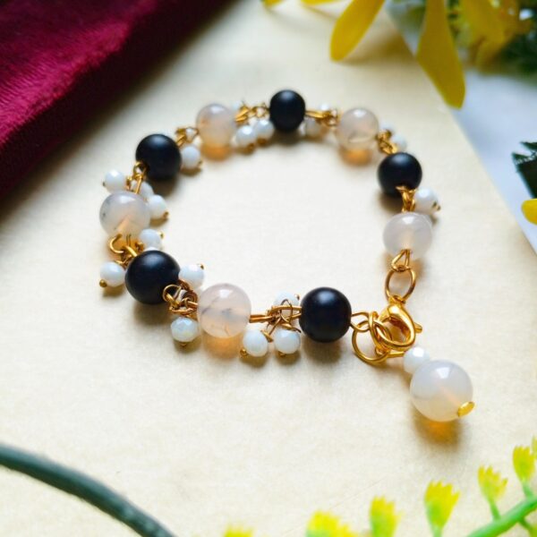 Dangler Bracelets With Pearl and Stone SL-2672-035 - Image 2