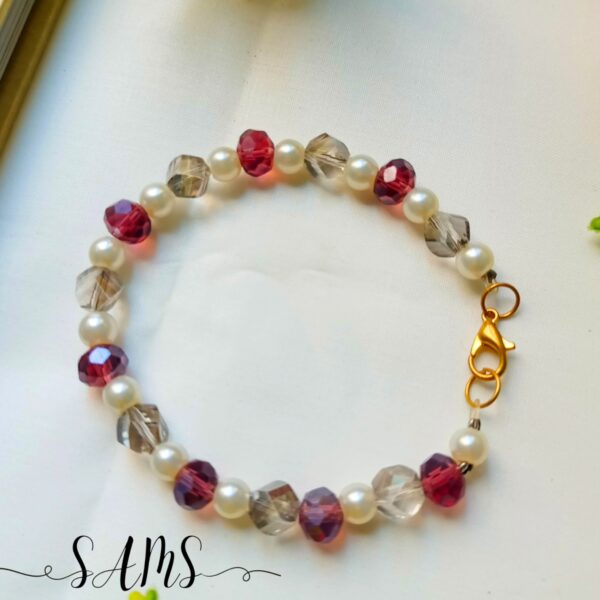 Handmade Bracelet For Girls Beads and Crystals Bl-2672-037