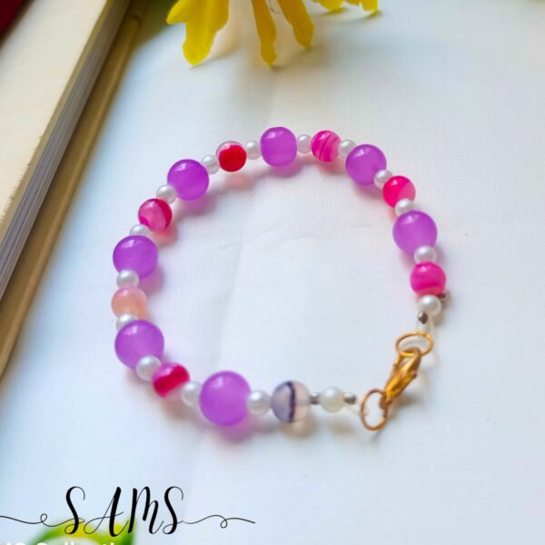 Handmade Bracelet For Girls Beads and Crystals Bl-2672-055