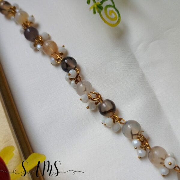 Dangler Bracelets With Pearl and Stone SL-2672-002 - Image 4