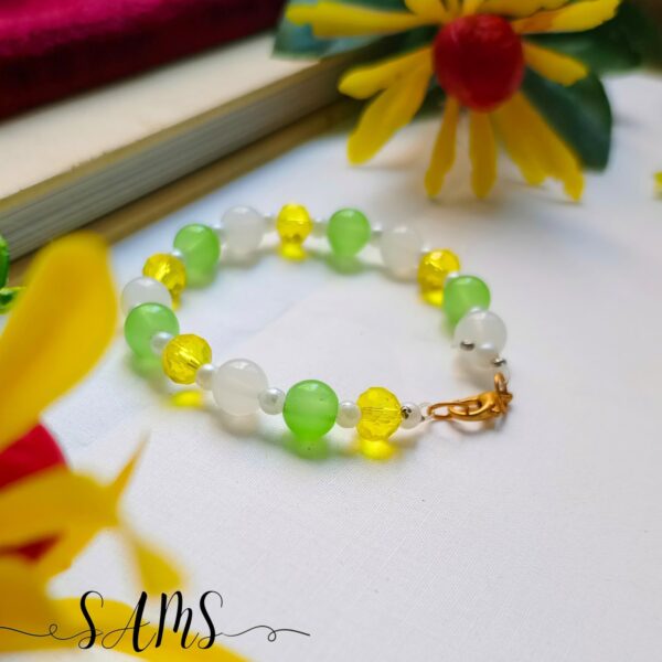 Handmade Bracelet For Girls Beads and Crystals Bl-2672-064 - Image 4