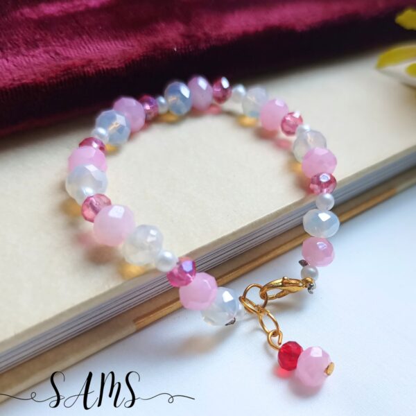 Handmade Bracelet For Girls Beads and Crystals Bl-2672-031 - Image 2