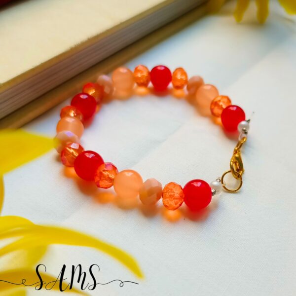 Handmade Bracelet For Girls Beads and Crystals Bl-2672-033