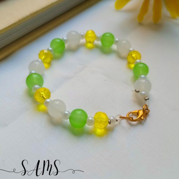 Handmade Bracelet For Girls Beads and Crystals Bl-2672-064