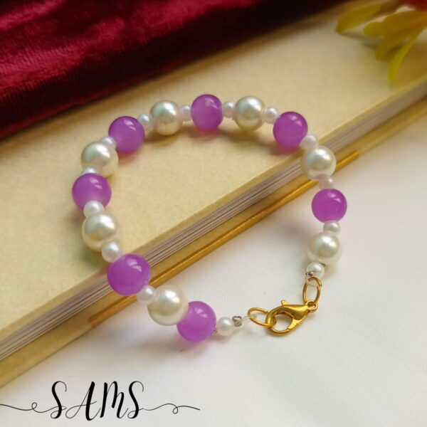 Pearl and Beads Bracelets FOr Girls and Womens TL-2672-001 - Image 2