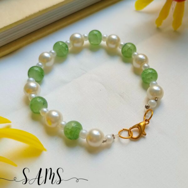 Pearl and Beads Bracelets FOr Girls and Womens TL-2672-014 - Image 3