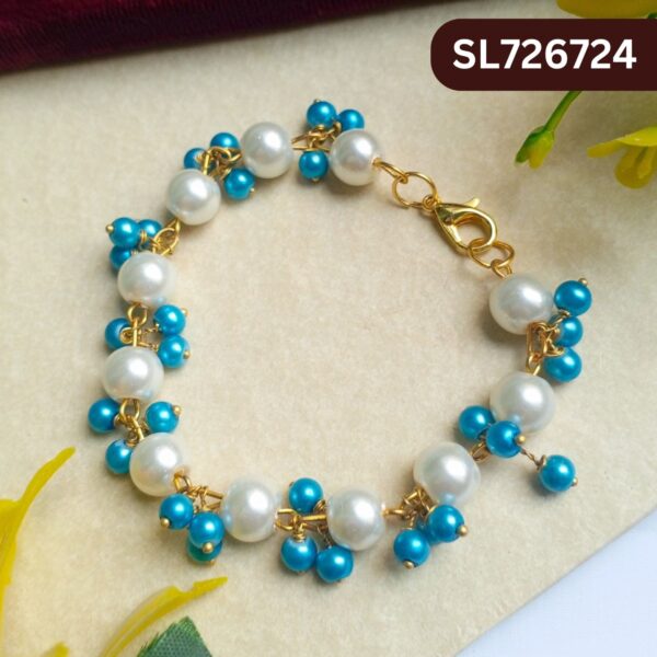 Dangler Bracelets With Pearl and Stone SL-2672-024