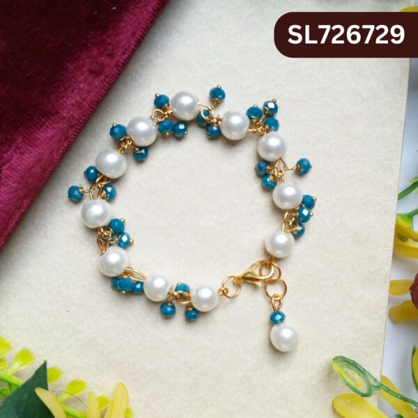 Dangler Bracelets With Pearl and Stone SL-2672-029