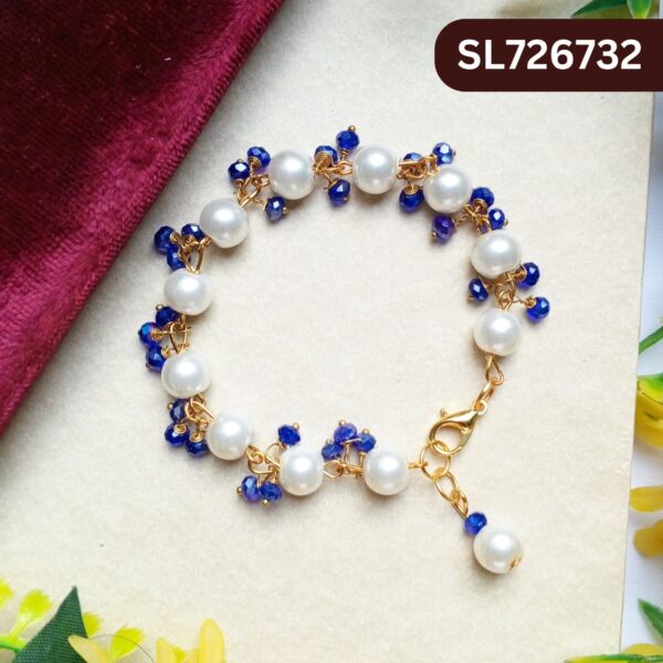 Dangler Bracelets With Pearl and Stone SL-2672-032