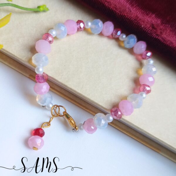 Handmade Bracelet For Girls Beads and Crystals Bl-2672-031