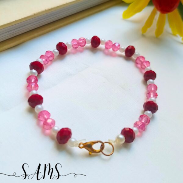 Handmade Bracelet For Girls Beads and Crystals Bl-2672-046