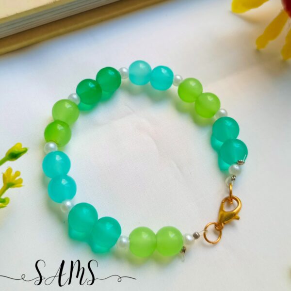 Handmade Bracelet For Girls Beads and Crystals Bl-2672-062