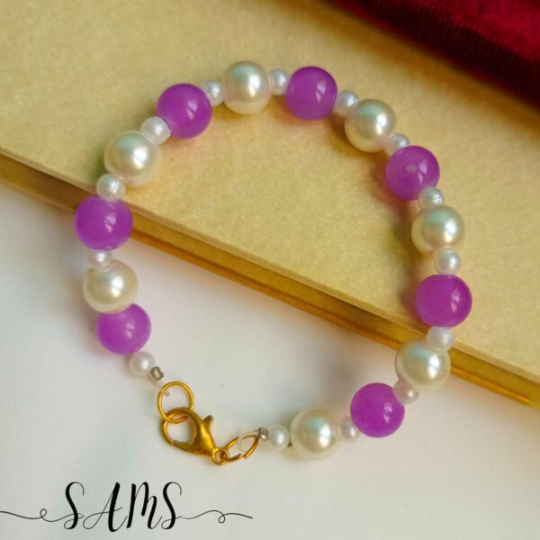 Pearl and Beads Bracelets FOr Girls and Womens TL-2672-001 - Image 3