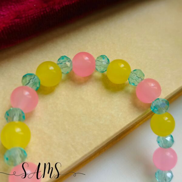 Handmade Bracelet For Girls Beads and Crystals Bl-2672-019 - Image 2