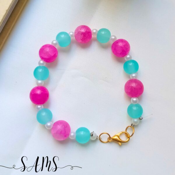 Handmade Bracelet For Girls Beads and Crystals Bl-2672-050